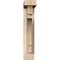 Ekena Millwork Merced Block Smooth Bracket w/ Offset Brace, Douglas Fir, 3 1/2"W x 14"D x 18"H BKT0402X14X18MRC05SDF - alternate 3
